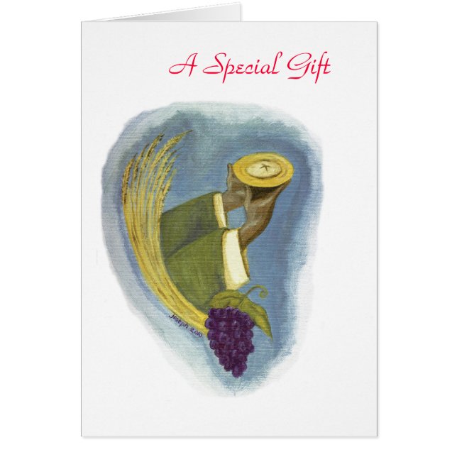 Cartão maciço da intenção de Sursum Corda (Frente)