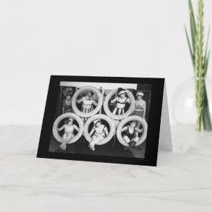 Cartão Mack Sennett que banha as belezas 1922