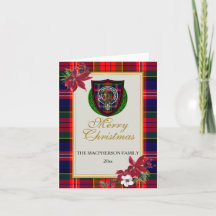 MacPherson Scottish Clan Tartan & Crest