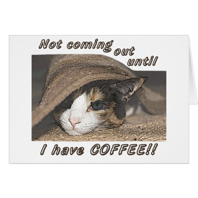 Cartão Macy Quer Café Também (Frente horizontal)