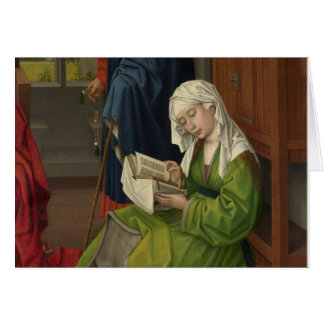 Cartão Madalena em Leitura Verde
