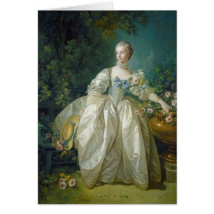Cartão Madame Bergeret, c. 1766 (óleo na canvas)
