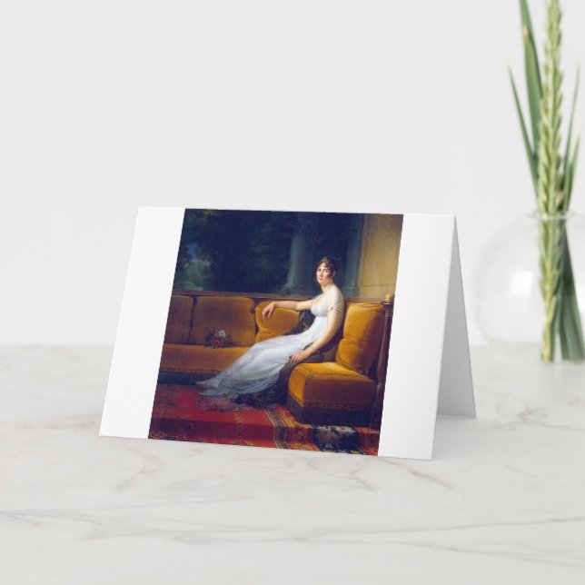 Cartão Madame Bonaparte (Josephine) (Frente)