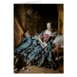 Cartão Madame de Pompadour, 1756