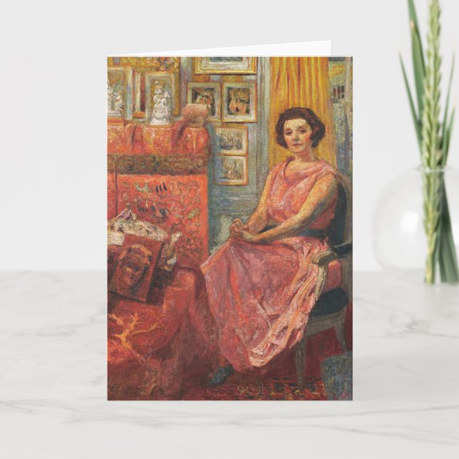 Cartão Madame Reine Bénard | Édouard Vuillard (Frente)