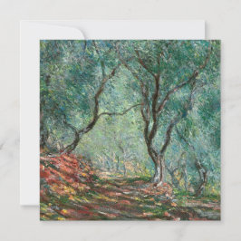 Cartão Madeira de oliveira nos Jardins Moreno (por Monet)