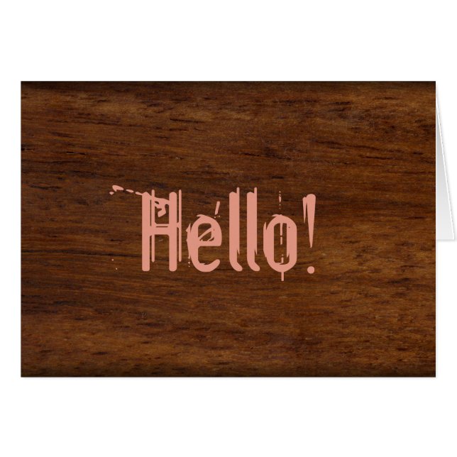 Cartão Madeira Plank Textura Plena Sumber (Frente Horizontal)