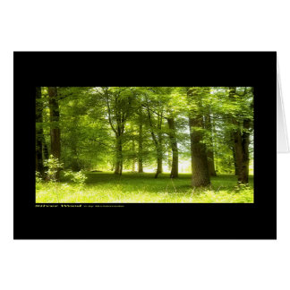 Cartão Madeira prateada (cartão)