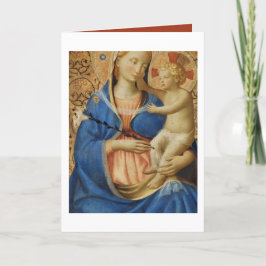 Cartão Madona da Humildade (1440) por Fra Angélico