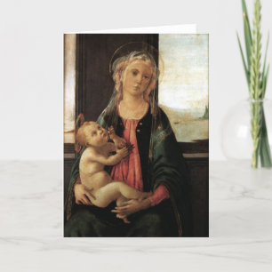 Cartão Madona do Mar - Sandro Botticelli - c1477