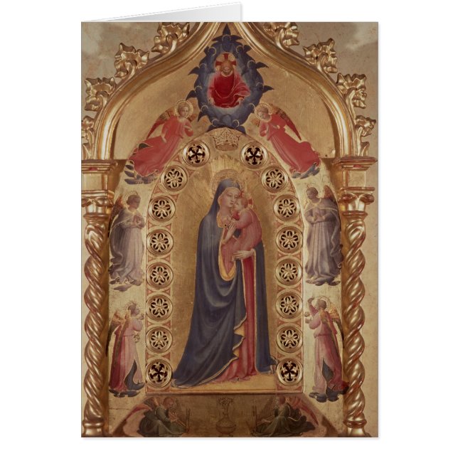 Cartão Madonna das estrelas (Frente)