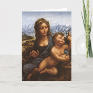 Cartão Madonna do Yarnwinder cerca de 1501