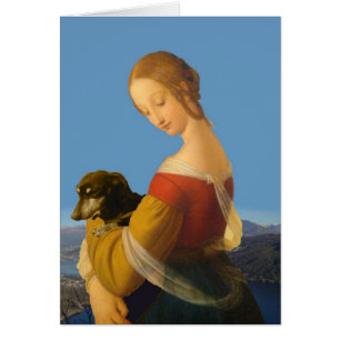 Cartão Madonna e arte Tate Grâ Bretanha do Dachshund