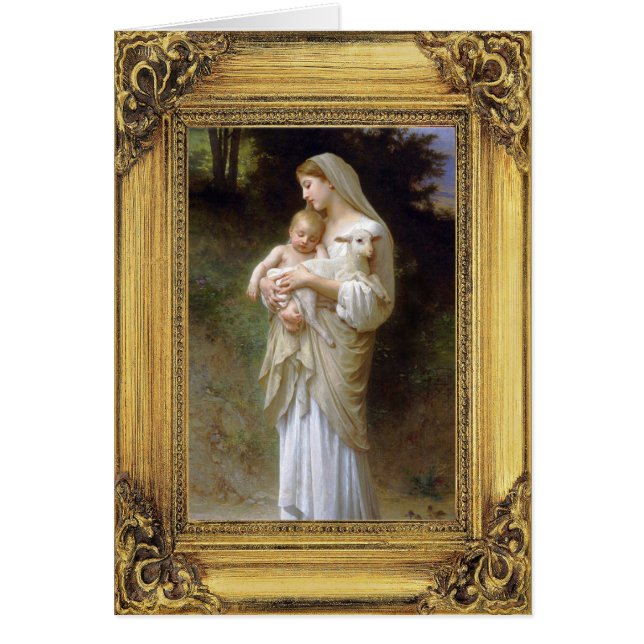 Cartão Madonna e Criança (Frente)