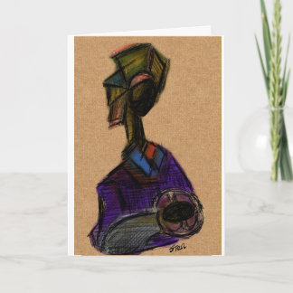 Cartão Madonna e Criança