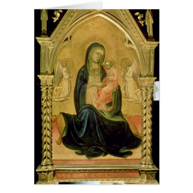 Cartão Madonna e criança, 1400 (Frente)