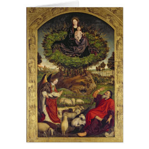 Cartão Madonna e criança 2