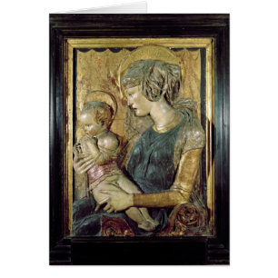 Cartão Madonna e criança 2