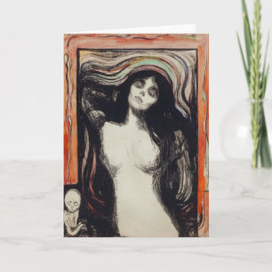 Cartão Madonna Edvard Munch