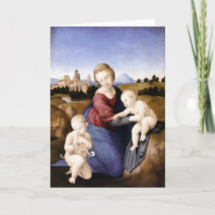 Cartão Madonna Esterhazy - Raphael - c1508