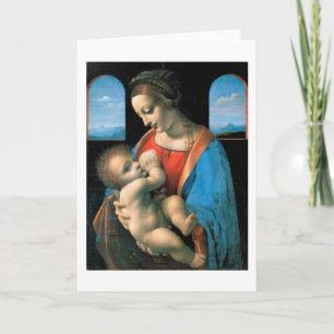 Cartão Madonna Litta, Leonardo da Vinci, 1490-1491