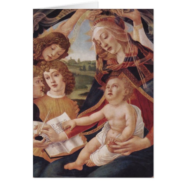 Cartão Madonna o magnífico (Frente)