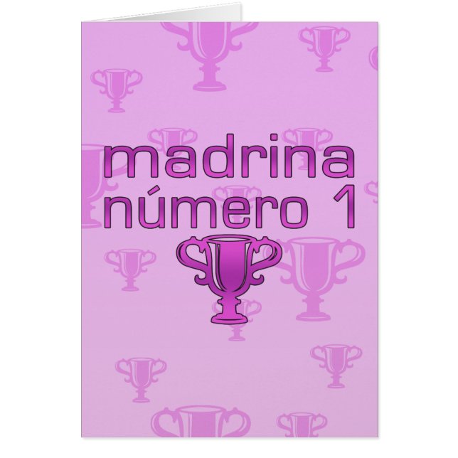 Cartão Madrina Número 1 (Frente)