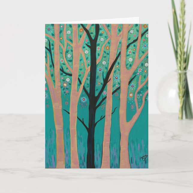Cartão Madrona Tree Notecard (Frente)
