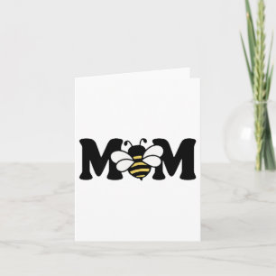 Cartão Mãe Bee Bonita primeiro aniversario De Apicultura 