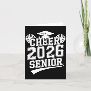 Cartão Mãe da equipe de cheerleading sênior de 2026 forma