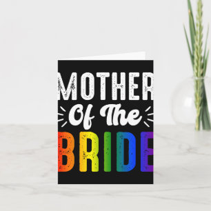 Cartão Mãe Da Noiva Gay Lgbt Orgulho Lgbt