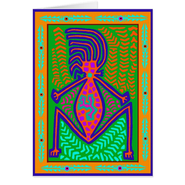 Cartão Mãe da Terra Shaman (Frente)