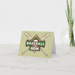 Cartão Mãe de beisebol