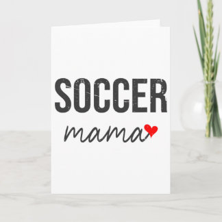 Cartão Mãe de Futebol Engraçada - Presente de Futebol par