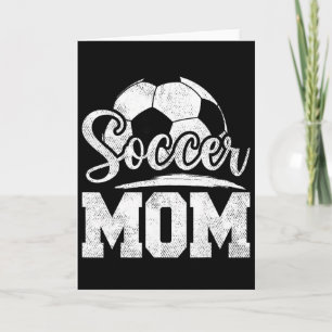 Cartão Mãe de Futebol Jogadora de Futebol Dia de Jogo Dia