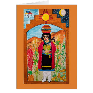 Cartão Mãe de Milho - Criadora e Sustentada da Vida