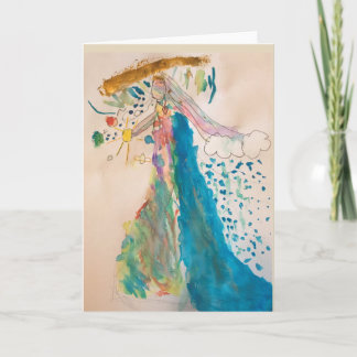 Cartão - Mãe Deus Segurando o Universo