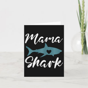 Cartão Mãe Dia das Mães Mama Tubarão Engraçado