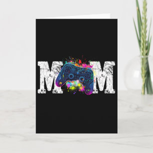 Cartão Mãe Do Aniversariante Gamer Piada Aniversário Jogo