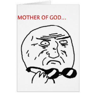 Cartão Mãe do deus