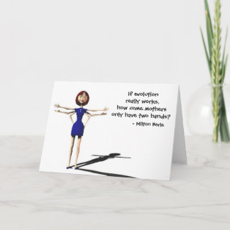 Cartão Mãe do Dia Moderno