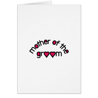 Cartão Mãe do noivo