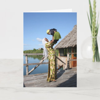 Cartão Mãe e bebê