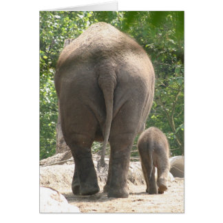 Cartão Mãe e criança