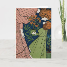 Cartão Mãe e Dia de as mães da Vintage