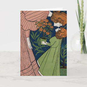 Cartão Mãe e Dia de as mães da Vintage