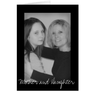 Cartão Mãe e Filha