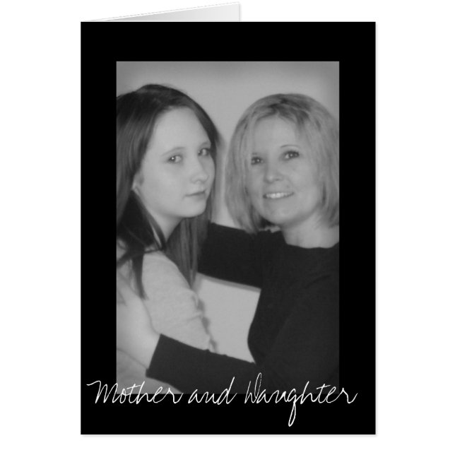 Cartão Mãe e Filha (Frente)