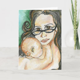 Cartão Mãe e filho