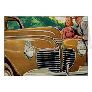 Cartão Mãe e Pai ouro MMOTH 1941 Plymouth